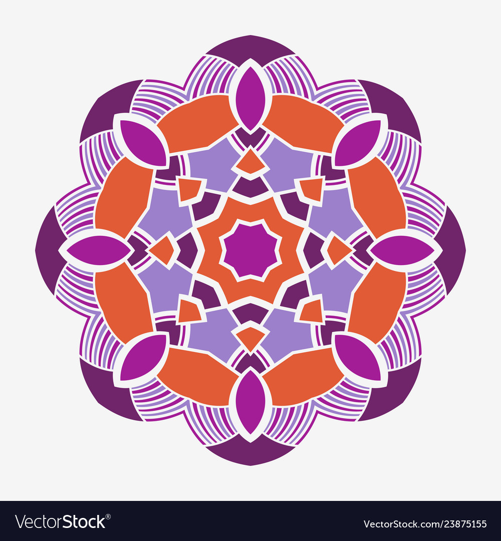 Mandala creative circular ornament