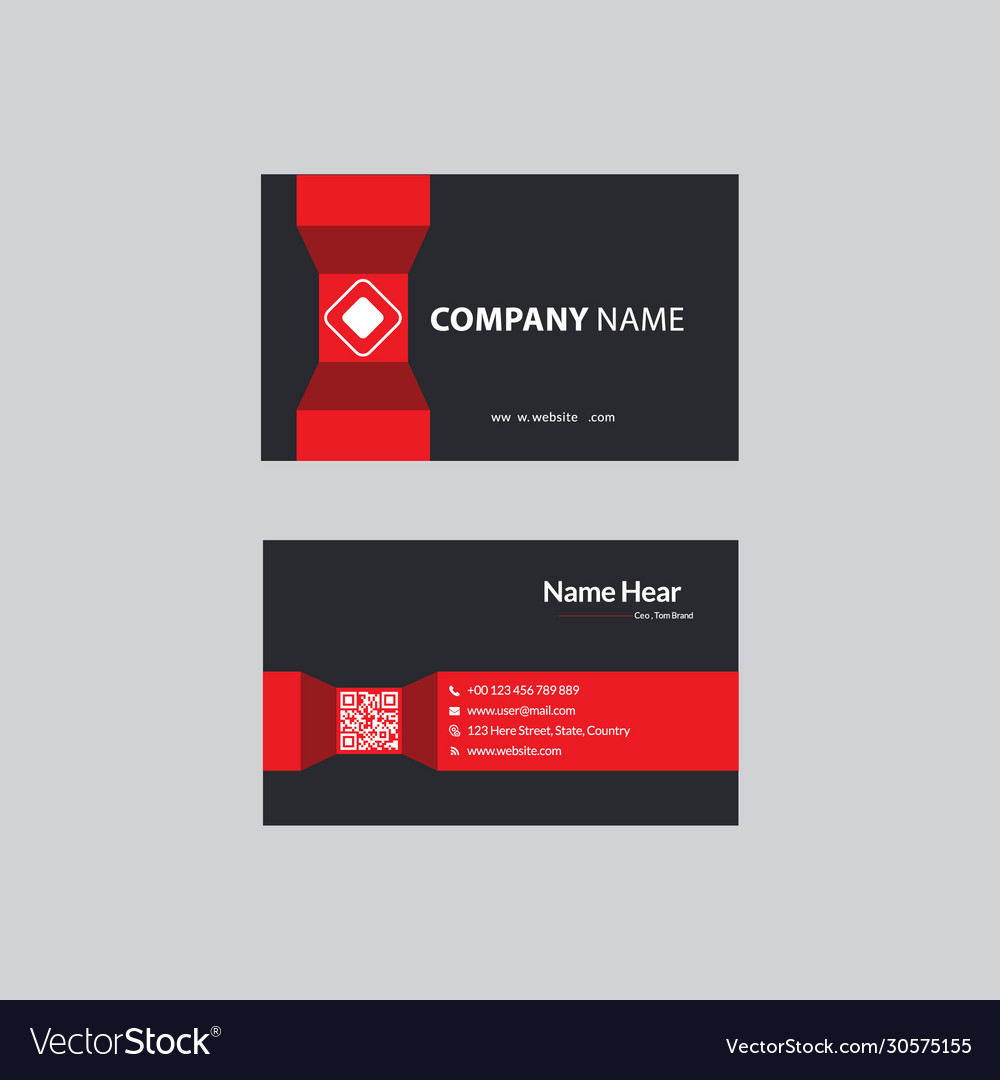 Modern creative and clean business card te