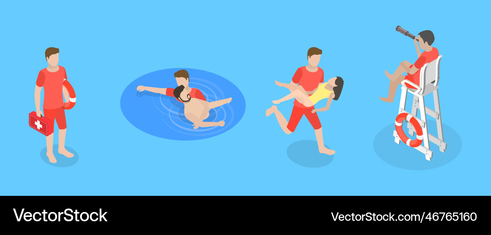 3d isometric flat conceptual Royalty Free Vector Image
