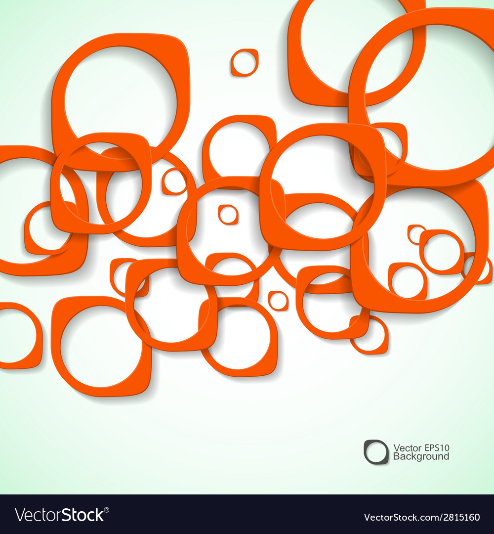 Abstract background of colored rounded bulk items