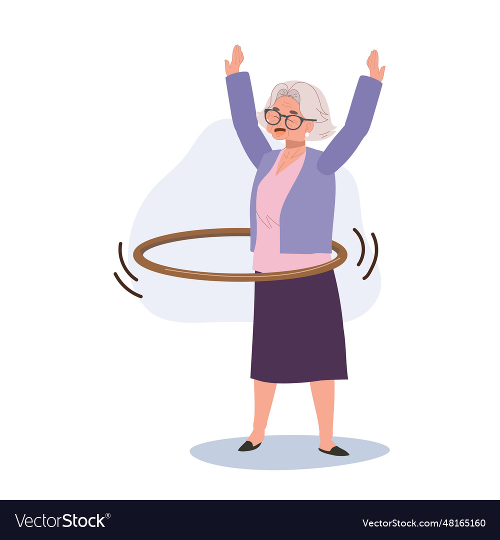 Senior lifestyle enjoyment concept happy elderly Vector Image