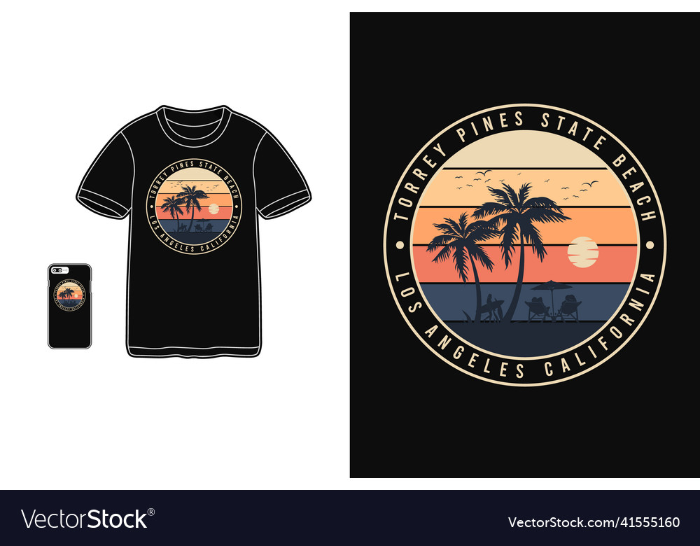 Torrey Pines State beacht-shirt Merchandise