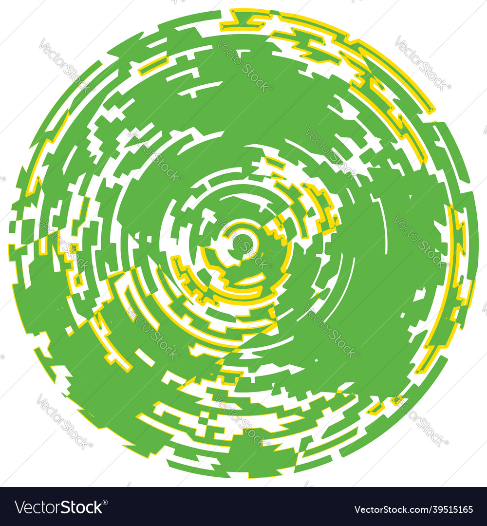 Abstract Angular Circle
