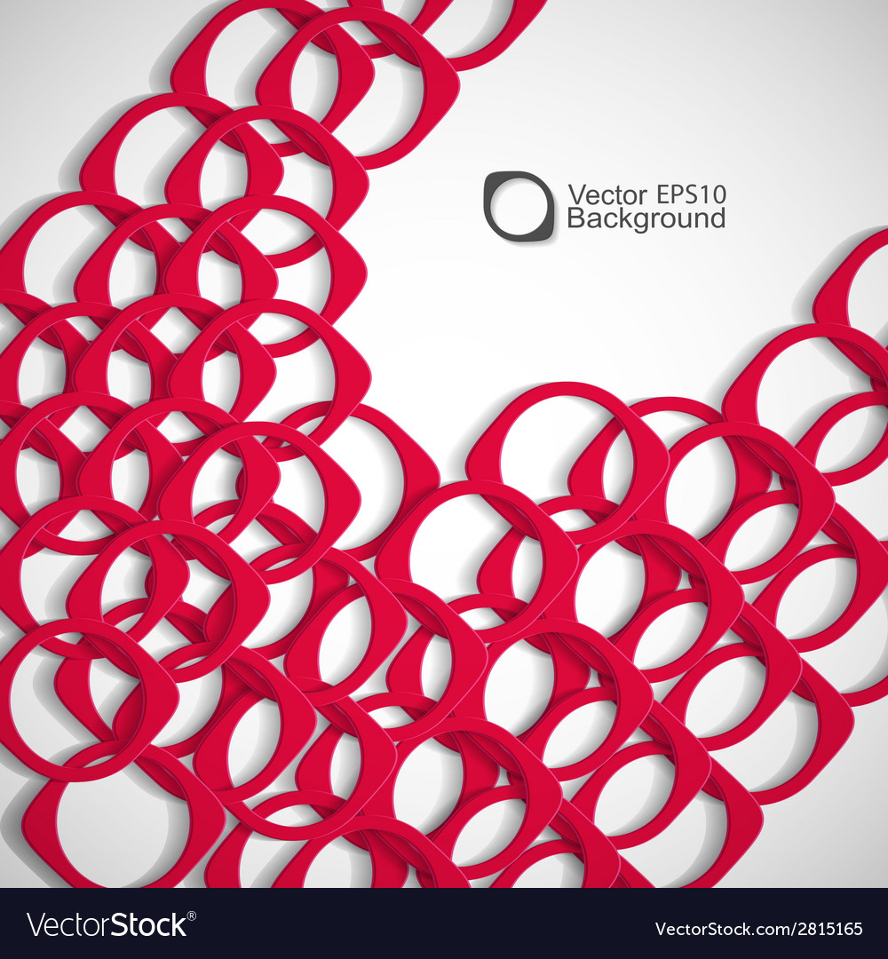 Abstract background of colored rounded bulk items