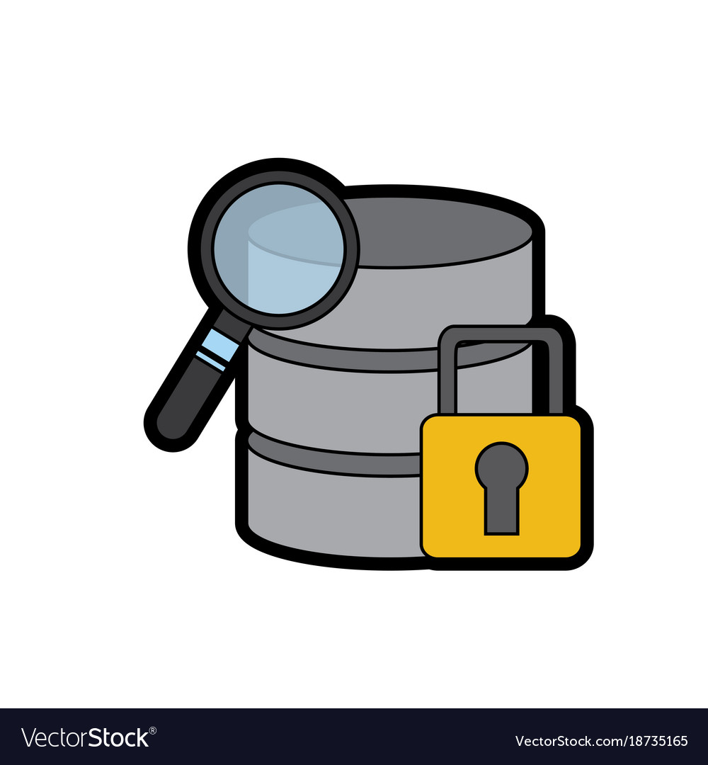 Data base server security magnifier search hosting