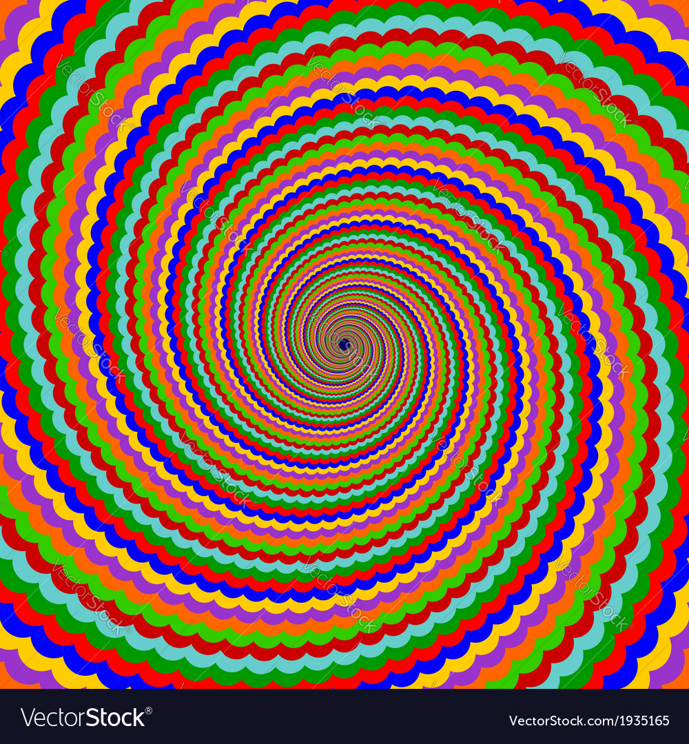 Design multicolor twirl rotation background