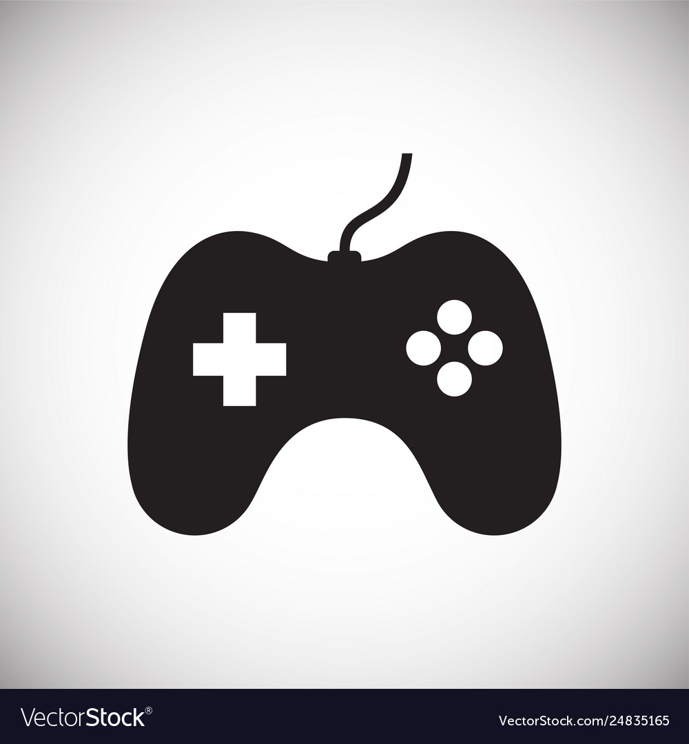 Gaming icon on background for graphic and web