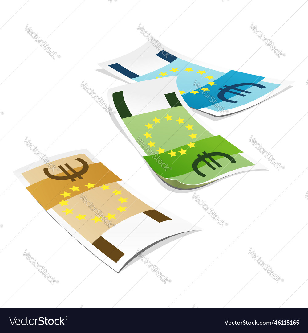 Money - euro banknotes