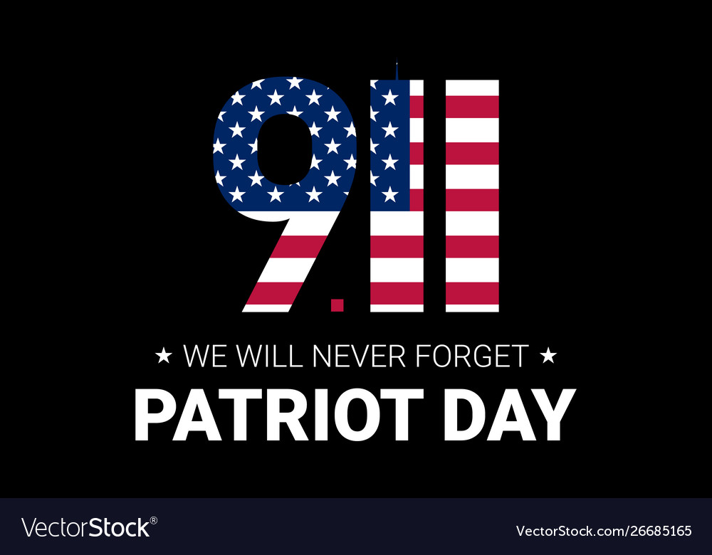 Partiot day usa Royalty Free Vector Image - VectorStock