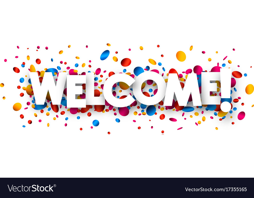 welcome-banner-with-colorful-confetti-royalty-free-vector