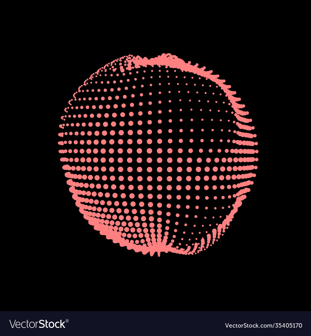 A deformed deflating sphere formed from sea