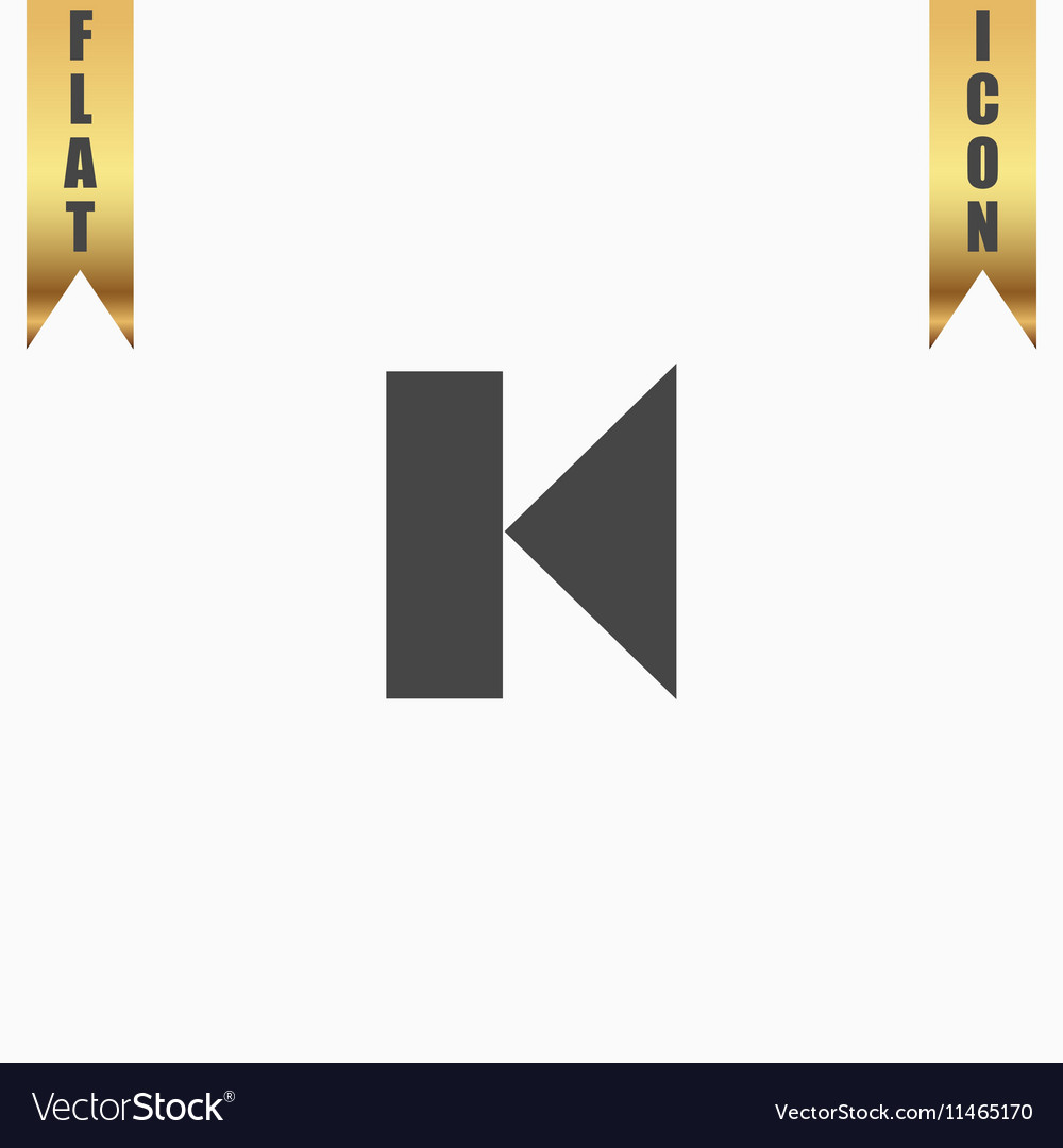 Back track arrow media player control button