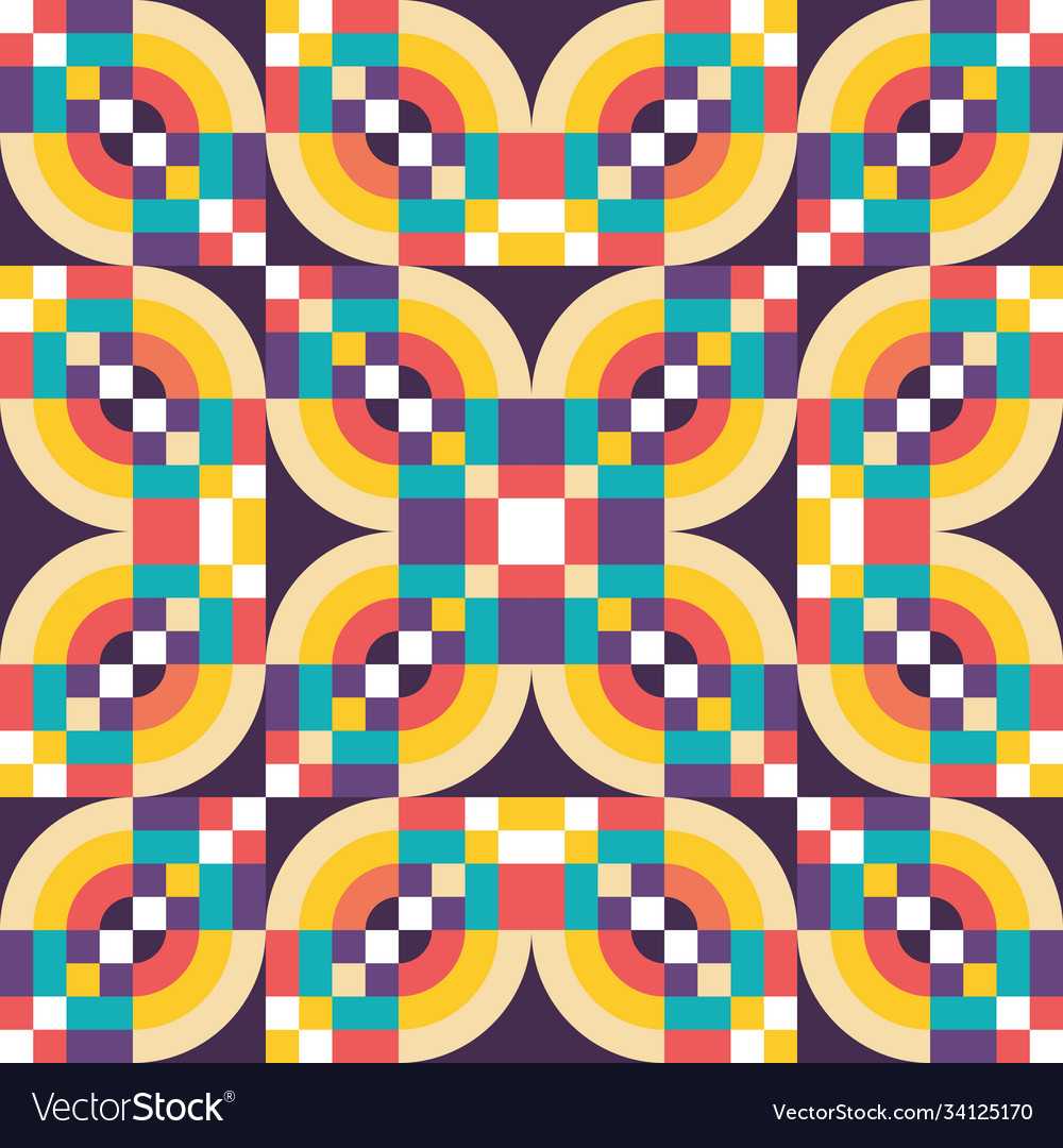 Geometric Mosaic Pattern