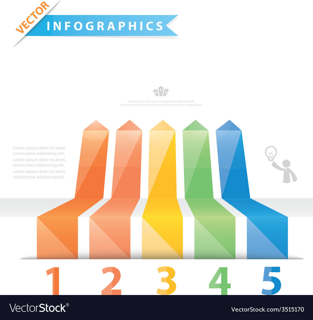 process step template royalty free vector image