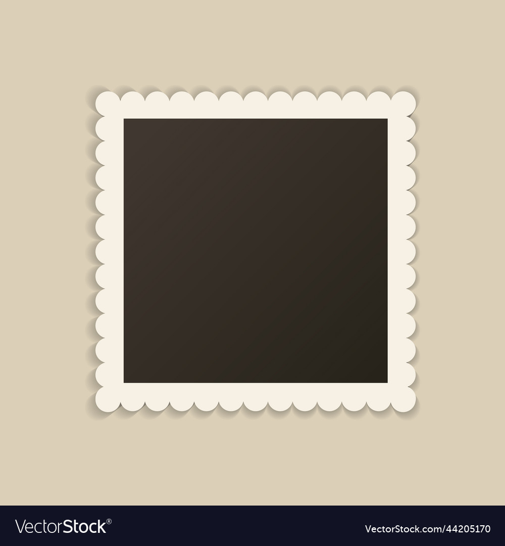 Realistische polaroide Fotorahmen Mockup isoliert