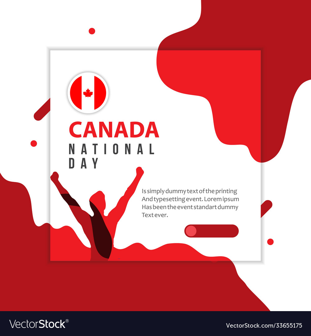 Happy canada National Day Template Design