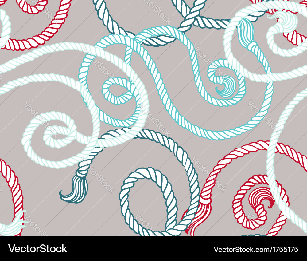 Patterns With Rops Seamless pattern with ropes Royalty Free Vector Image
