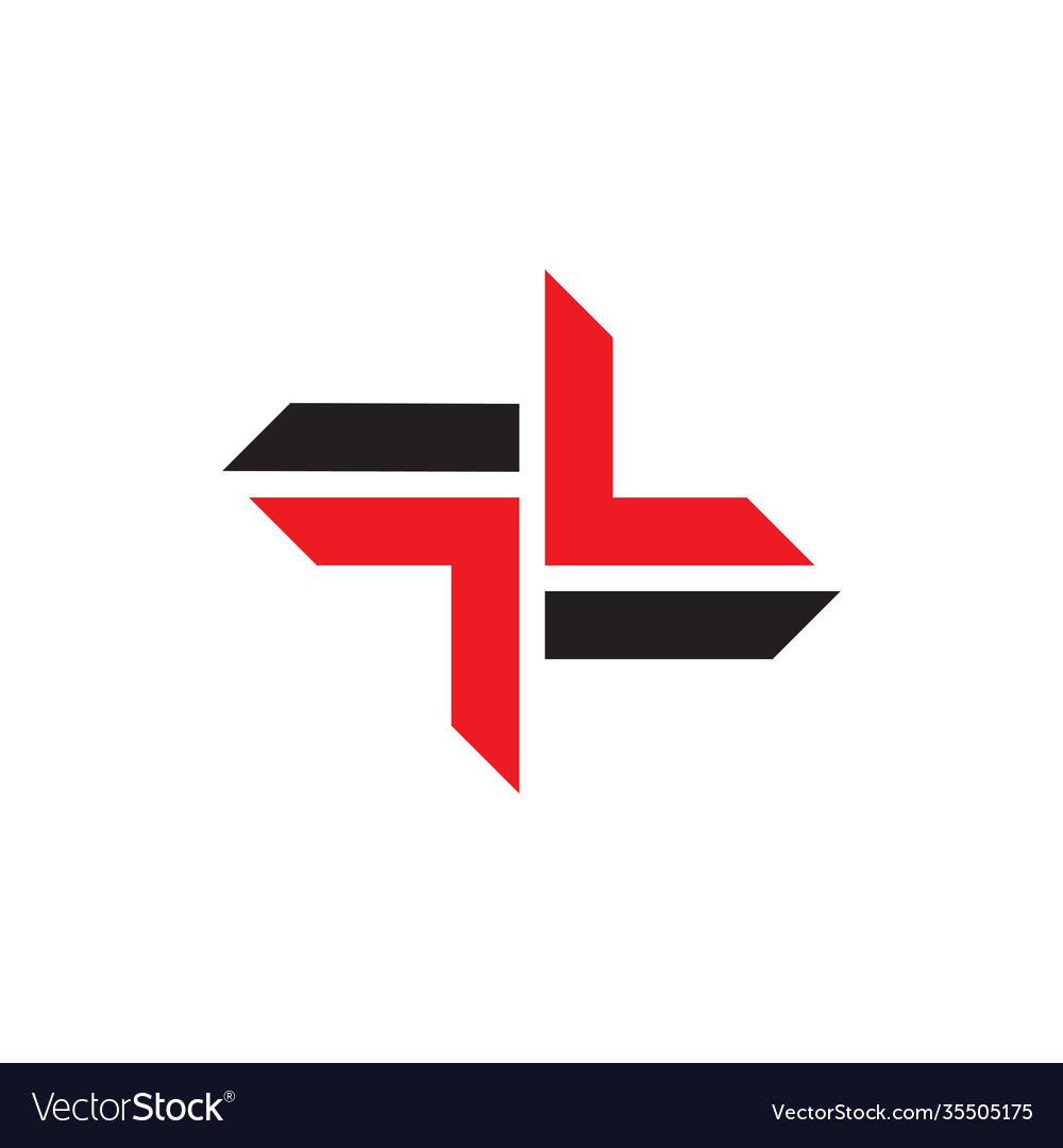 Simple geometric arrow letter qb logo