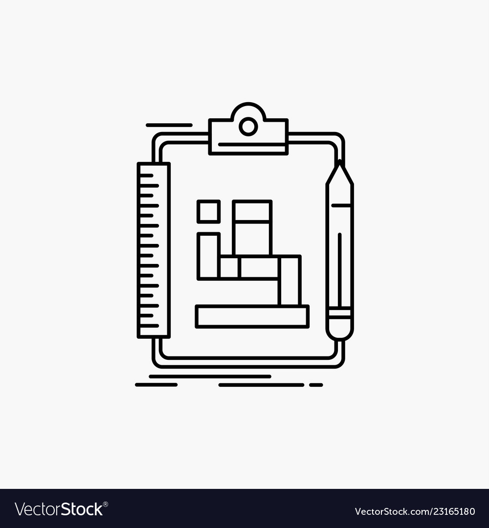 Algorithm process scheme work workflow line icon