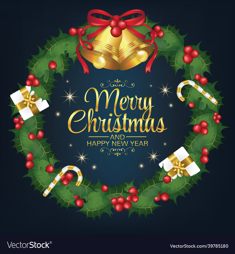 Merry christmas art background Royalty Free Vector Image