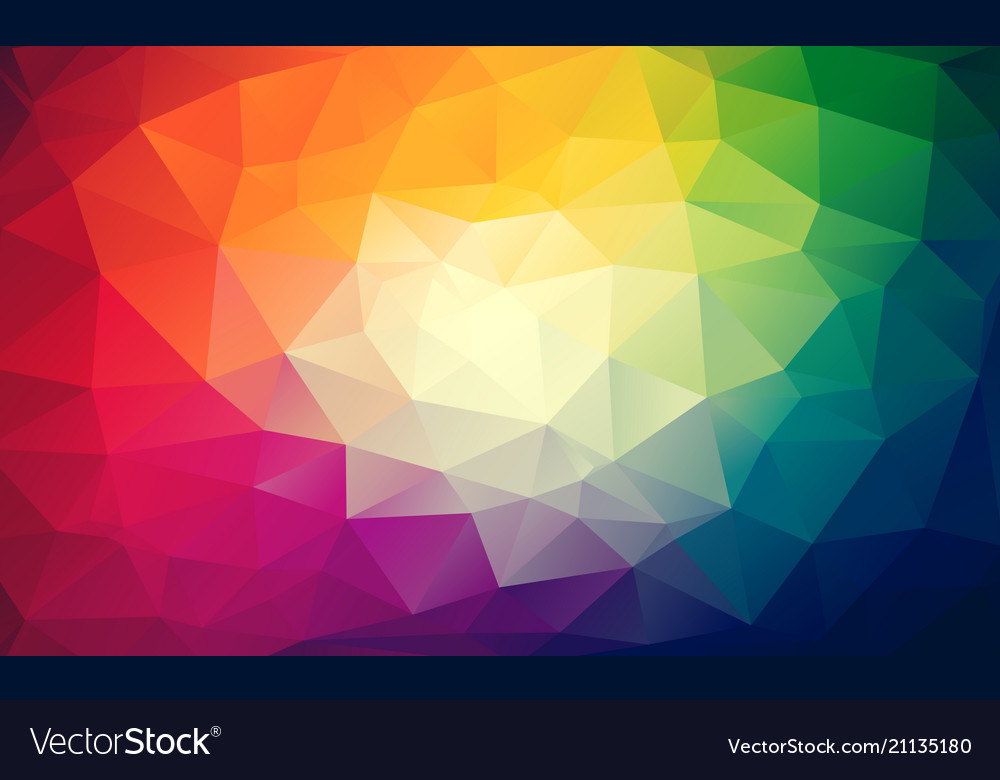 Rainbow Wallpaper Royalty Free Vector Image Vectorstock