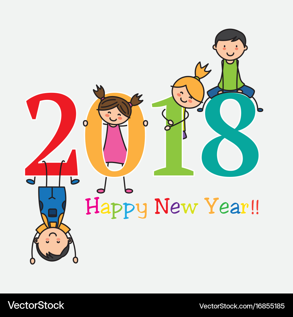 2018 Royalty Free Vector Image - VectorStock
