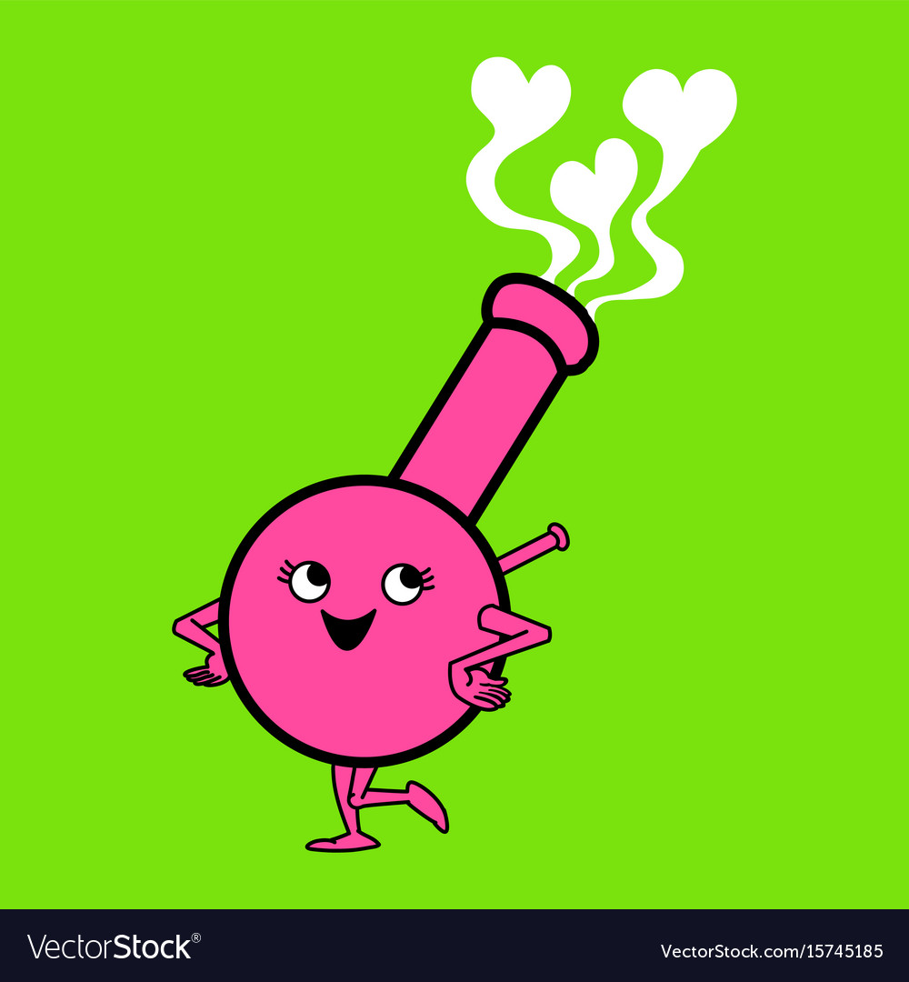 A cute cartoon bong