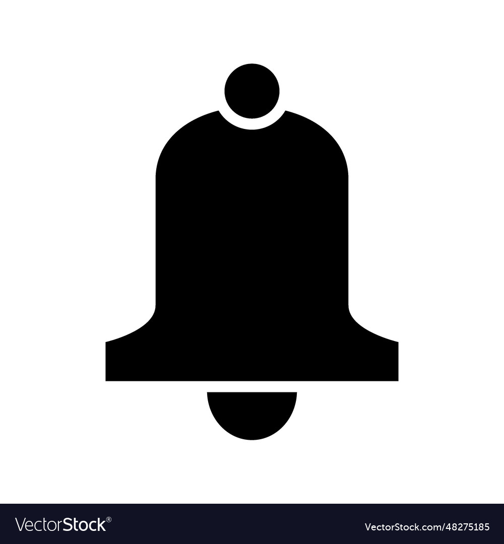 Bell icon Royalty Free Vector Image - VectorStock