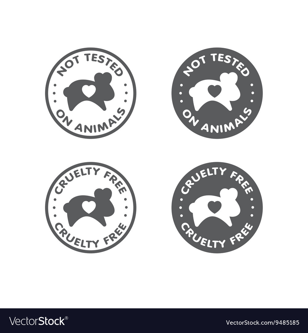 Cruelty free not tested on animal sign icon symbol Cruelty free not tested on animal sign icon symbol