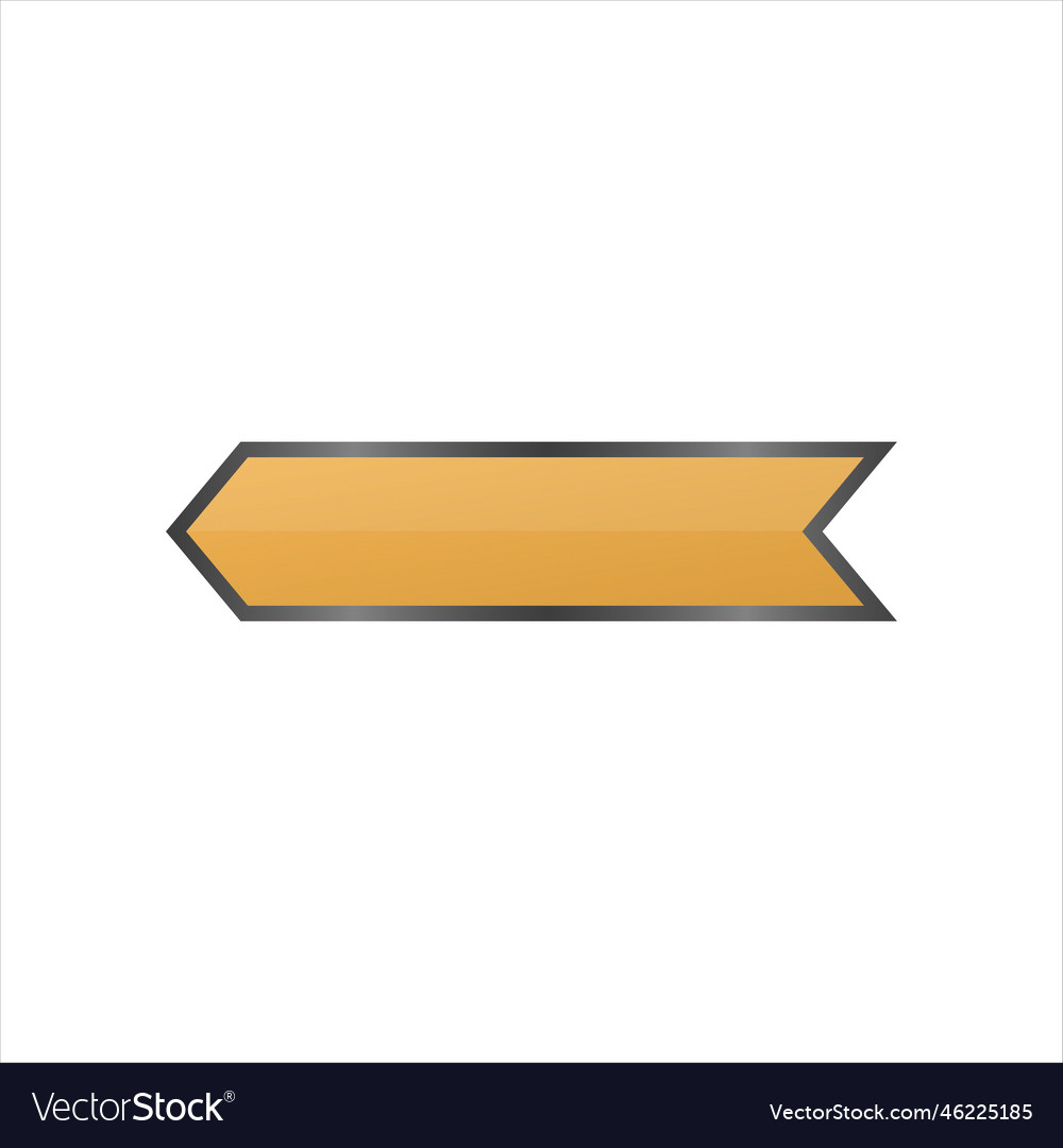 Elegant button shape vector image Elegant button shape