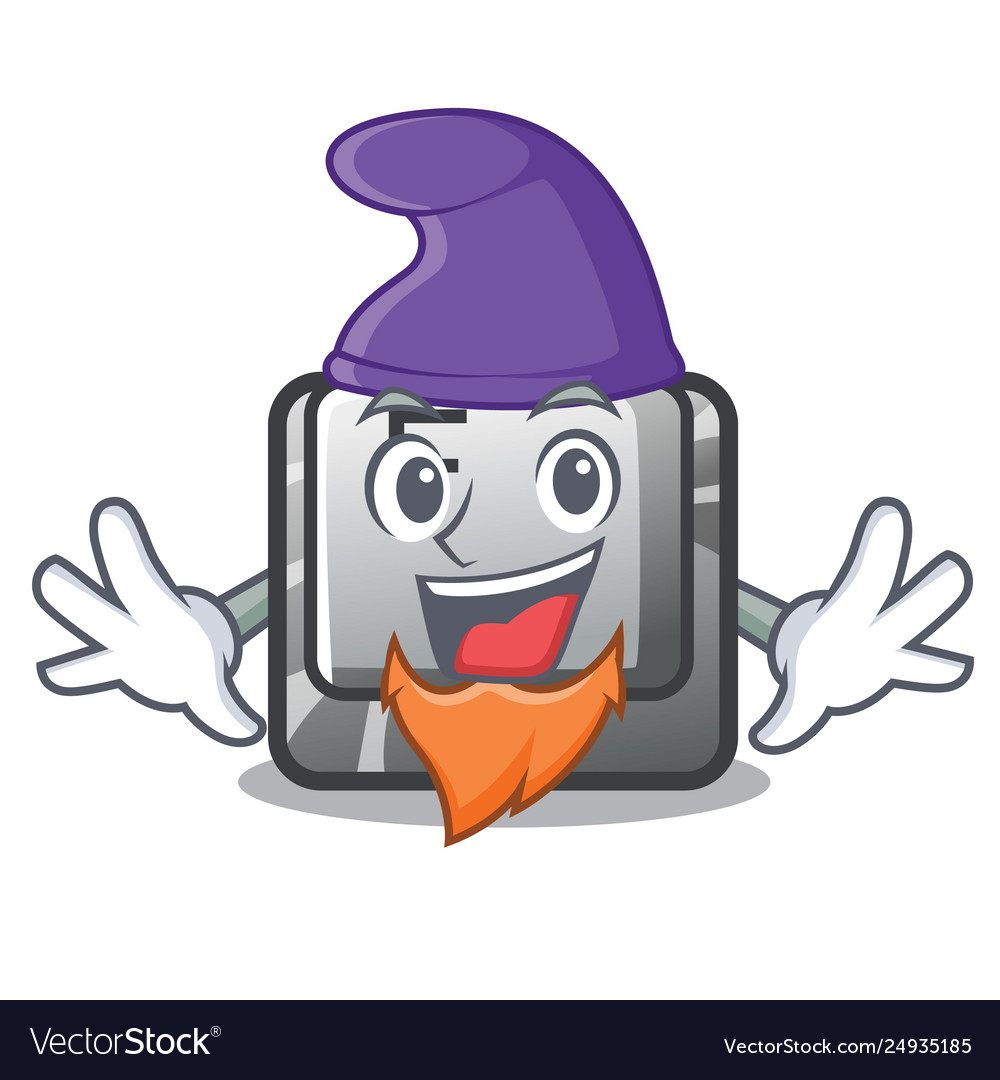 Elf f button in character shape