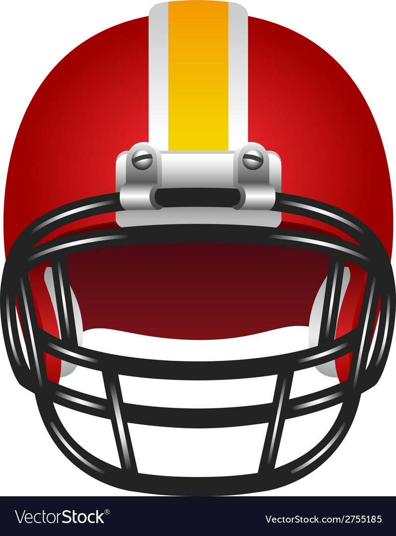 Old Football Helmet Front Stock Photo - Download Image Now