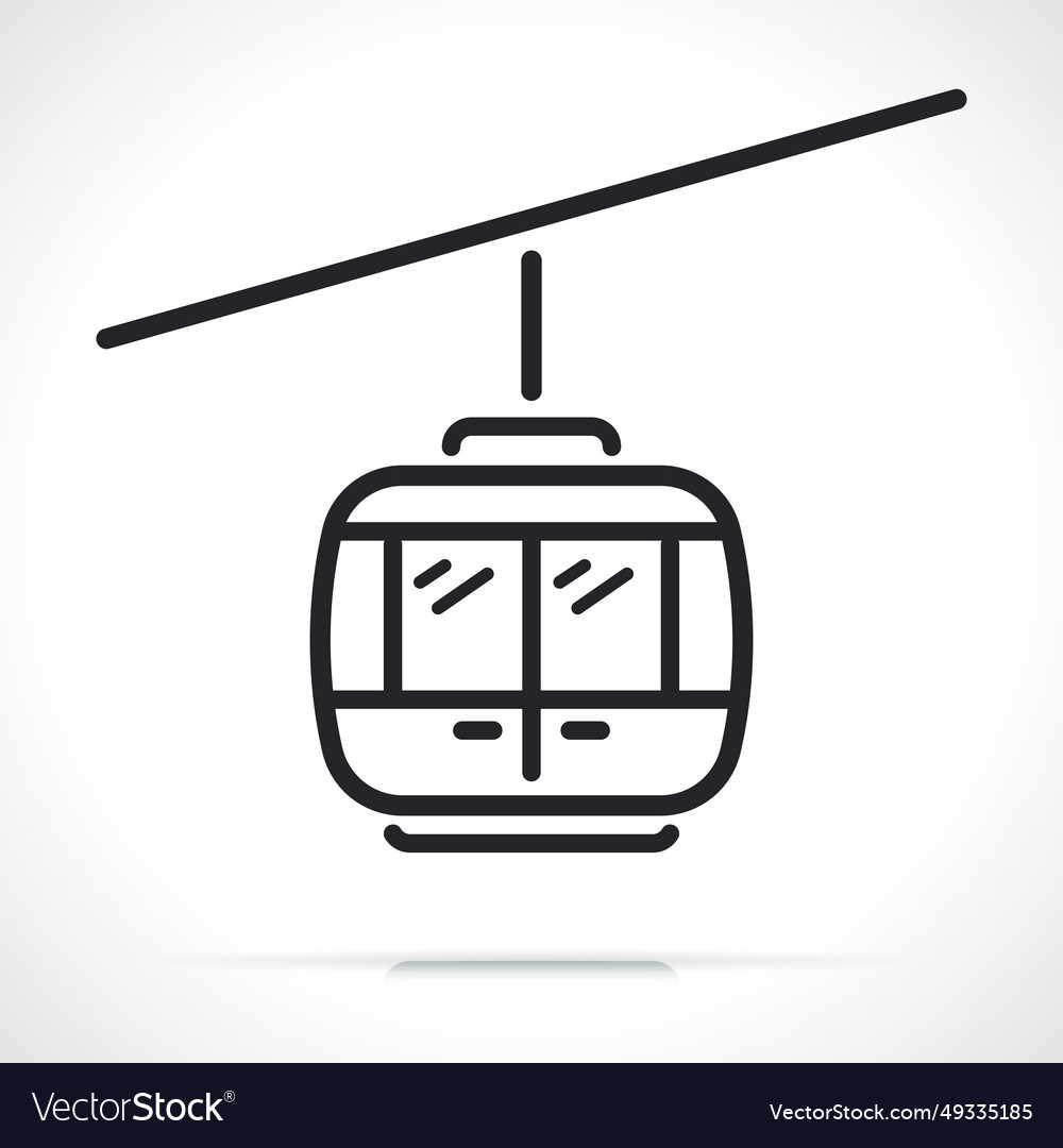 Seilbahn-Symbol