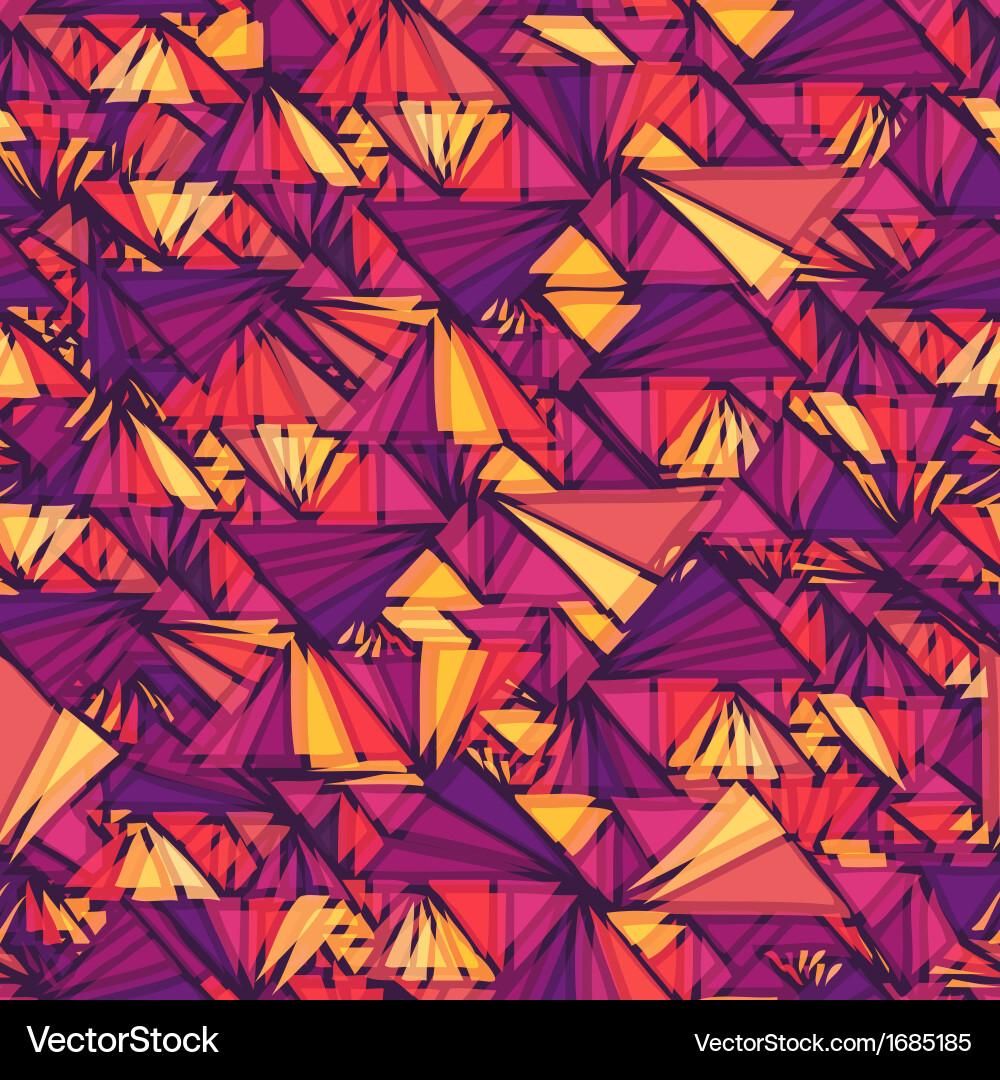 Geometric pattern with triangles Royalty Free Vector Image