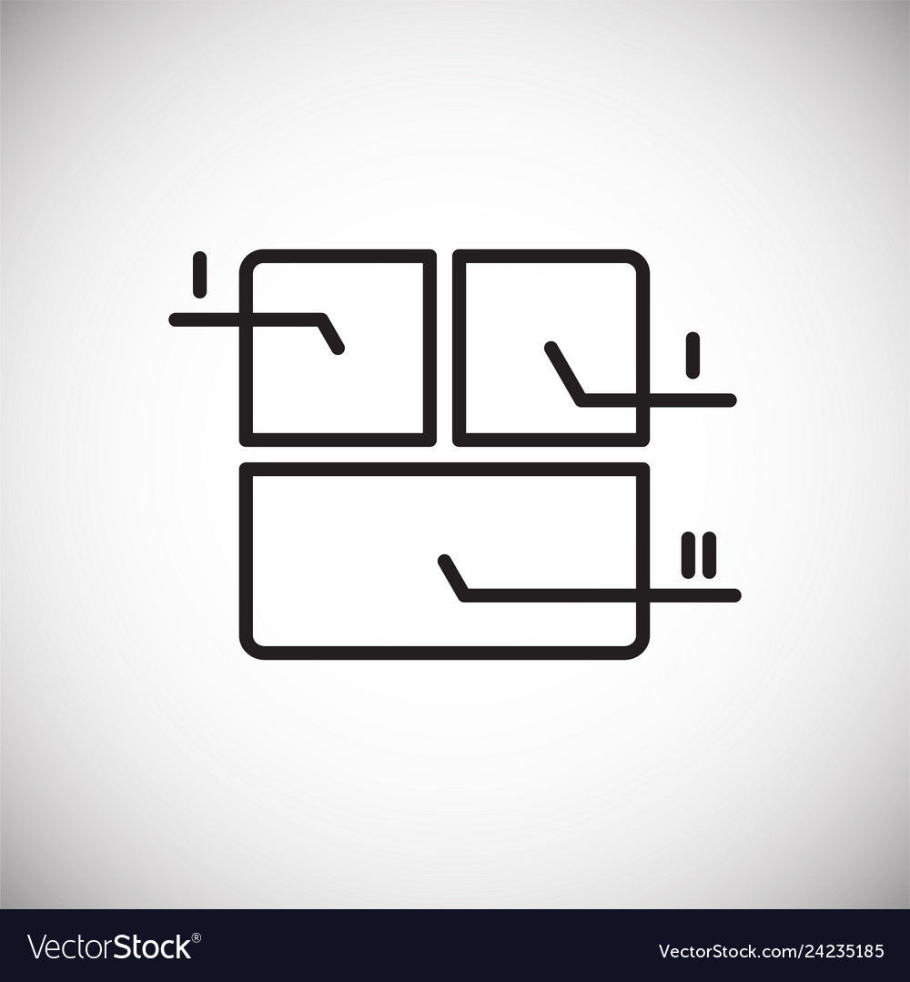 Graph line icon on background for graphic and web vector image Graph line icon on background for graphic and web