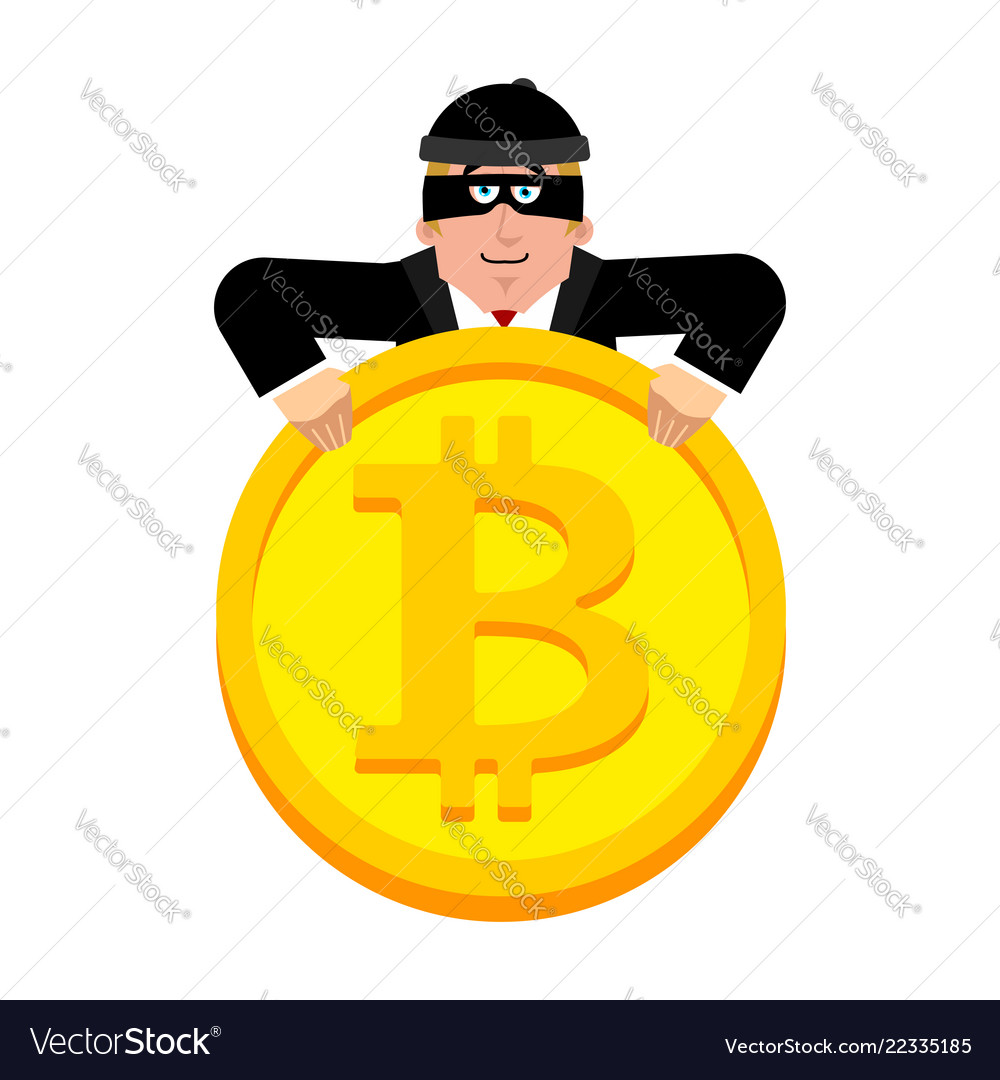 Hacker and bitcoin thief crypto currency