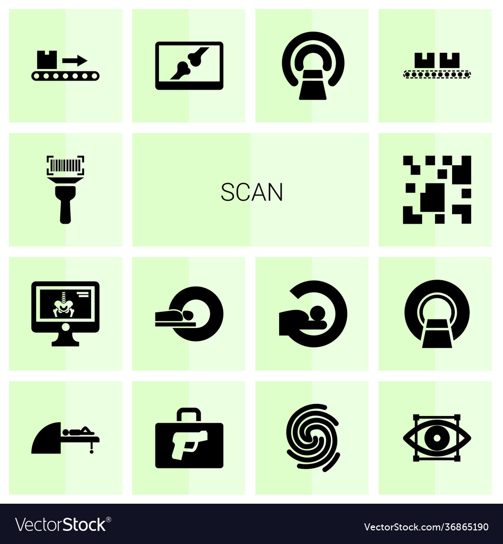 14 scan icons