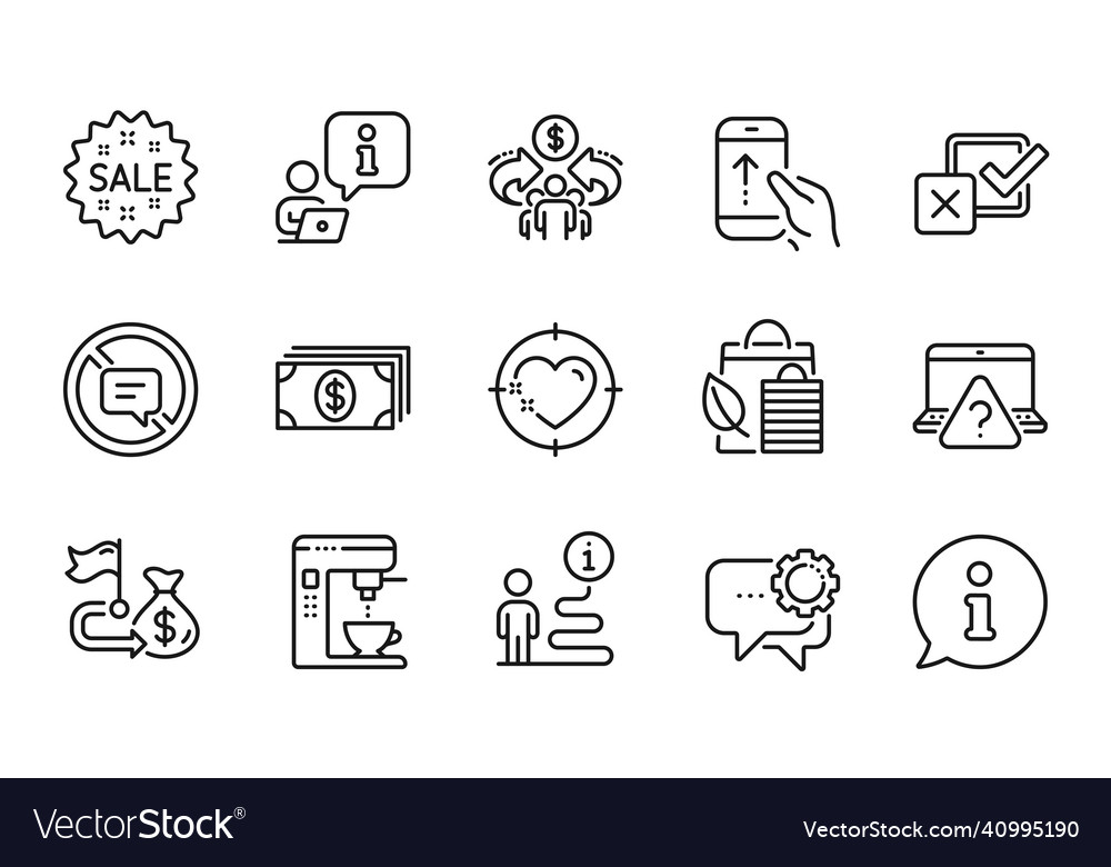Business icons set included icon as checkbox vector image Business icons set included icon as checkbox