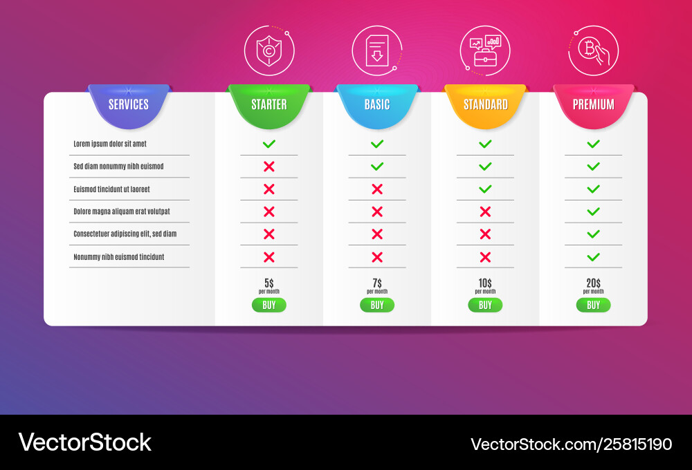 Business portfolio copyright protection Royalty Free Vector