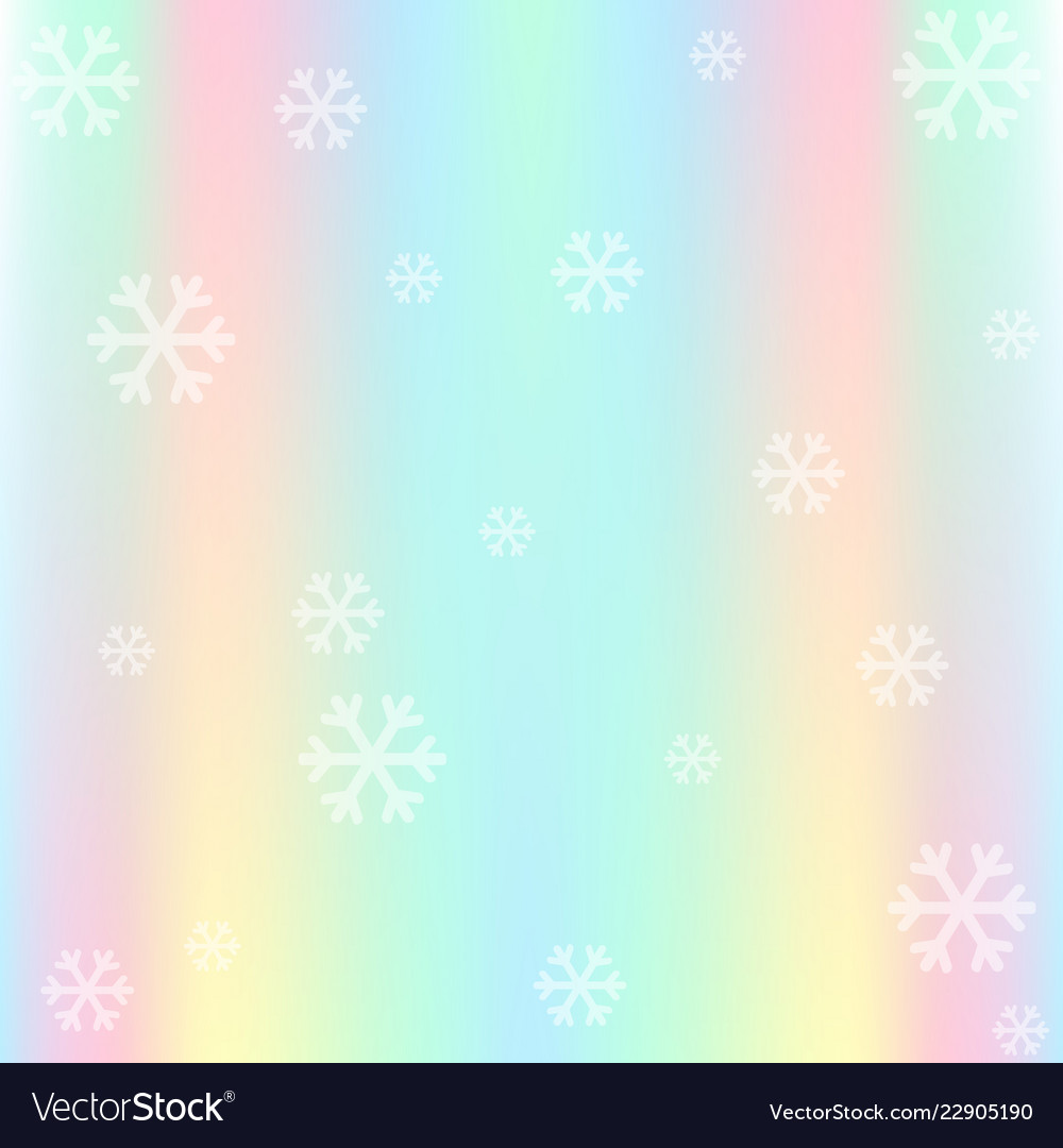 Snowflakes with pastel background