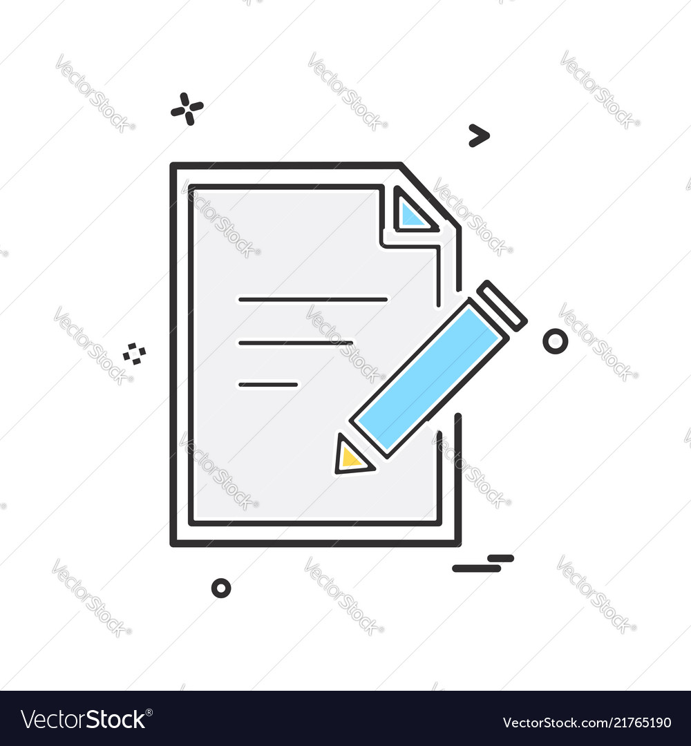 Text icon design Royalty Free Vector Image - VectorStock