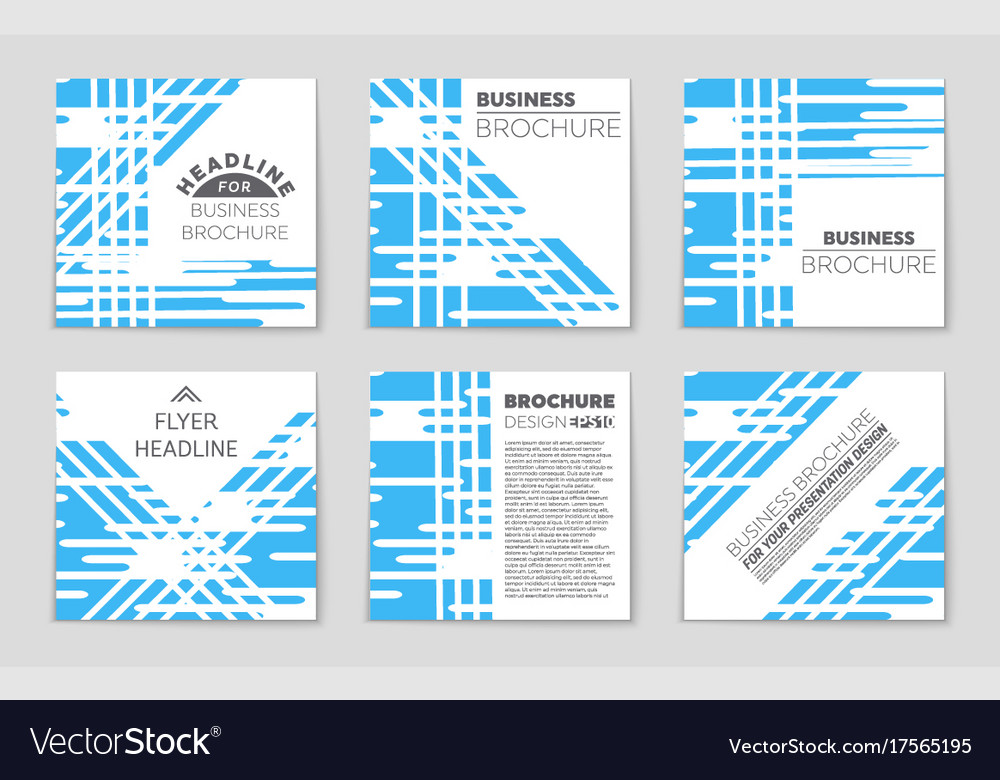 Abstract layout background set for art
