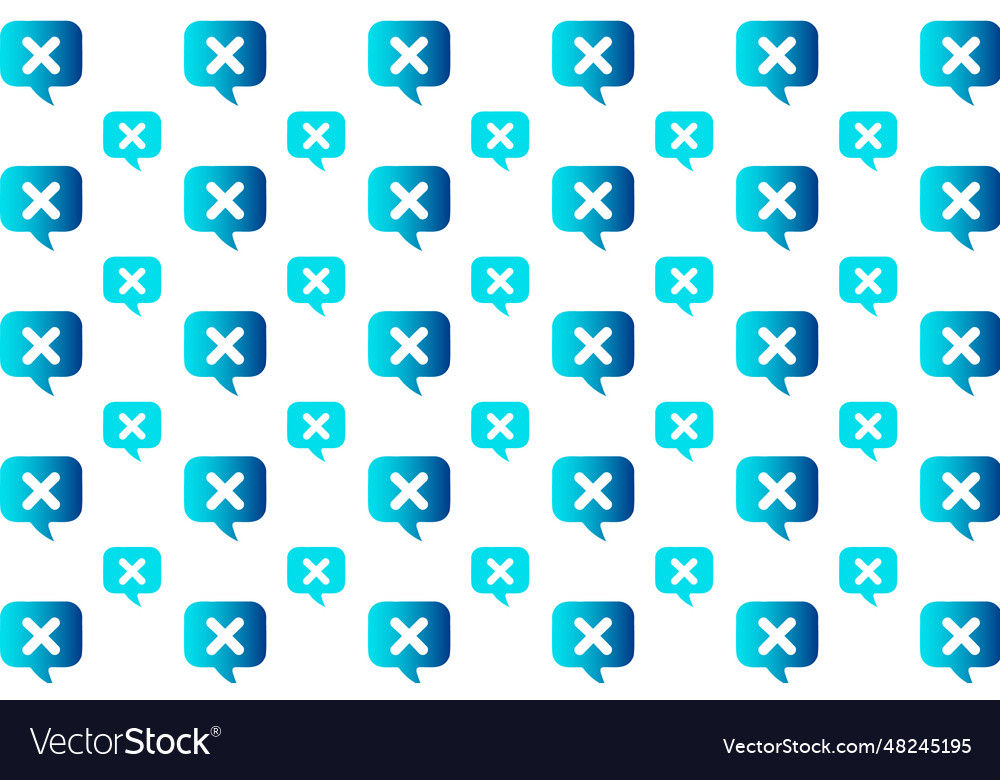 Abstract wrong answer pattern background