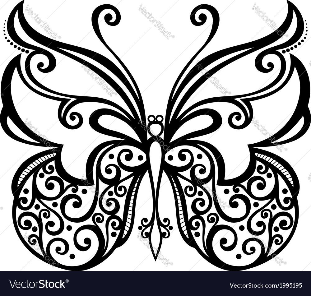 Beautiful Butterfly Exotic Insect Royalty Free Vector Image