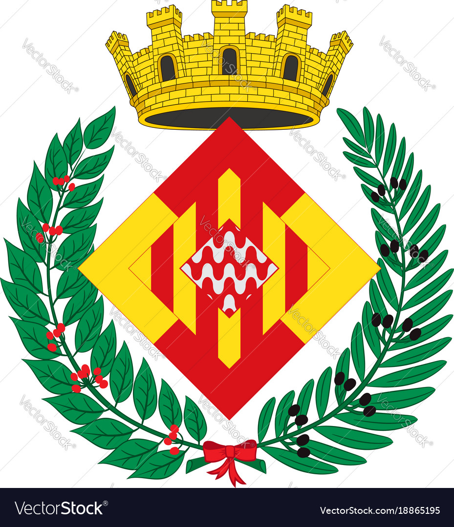 Coat of arms girona is a province spain