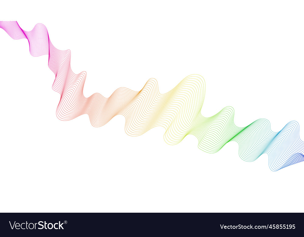 Bunte Wellengradienten Hintergrund