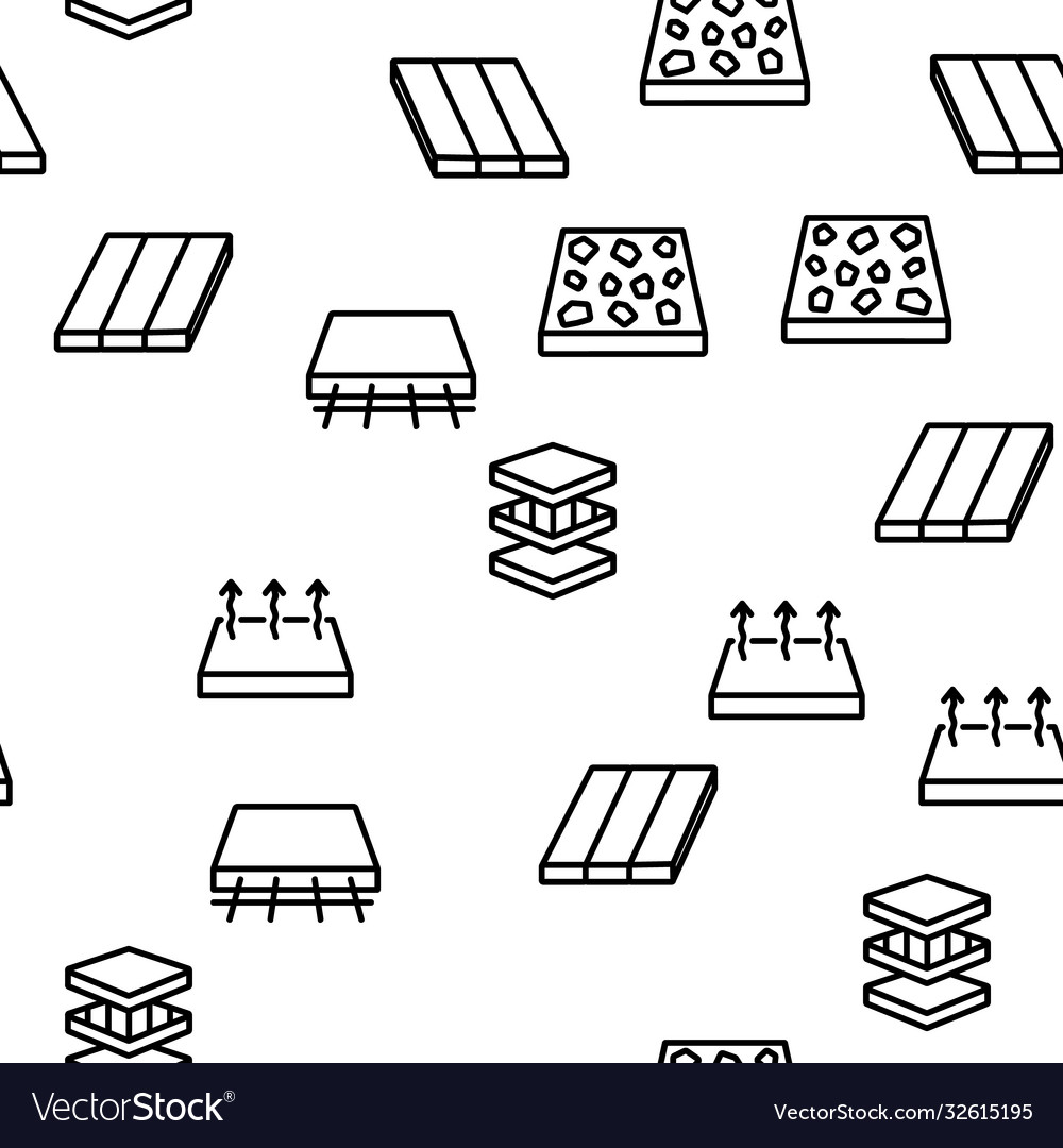 Floor and material seamless pattern vector image Floor and material seamless pattern