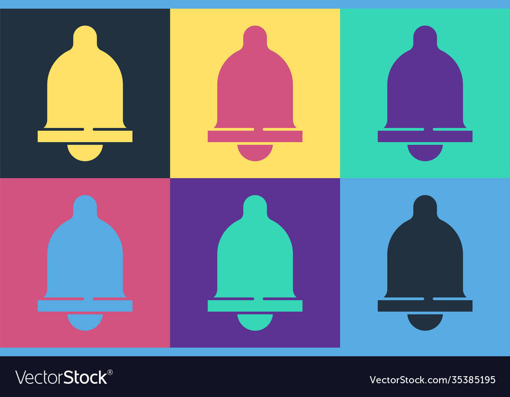 Pop art motion sensor icon isolated on color vector image Pop art motion sensor icon isolated on color