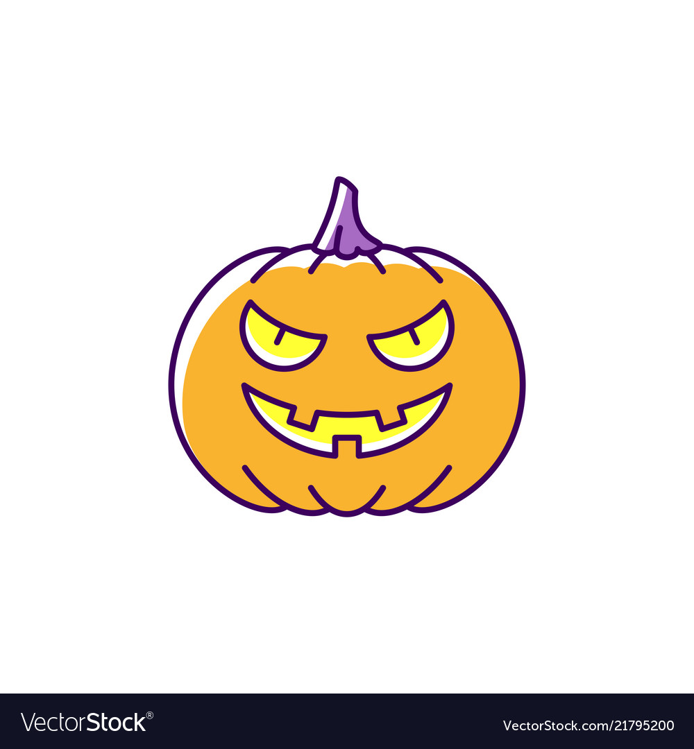 Halloween Jack-o'-Lantern Icon