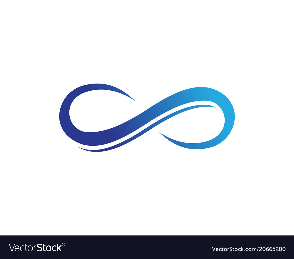 Infinity logo and symbol template icons app Vector Image